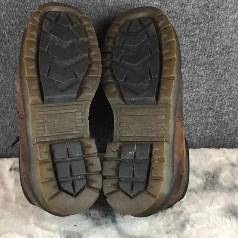Dr. Martens Industrial Brown‎ Steel Toe Oxfords Unisex Women’s 9|Men’s 8